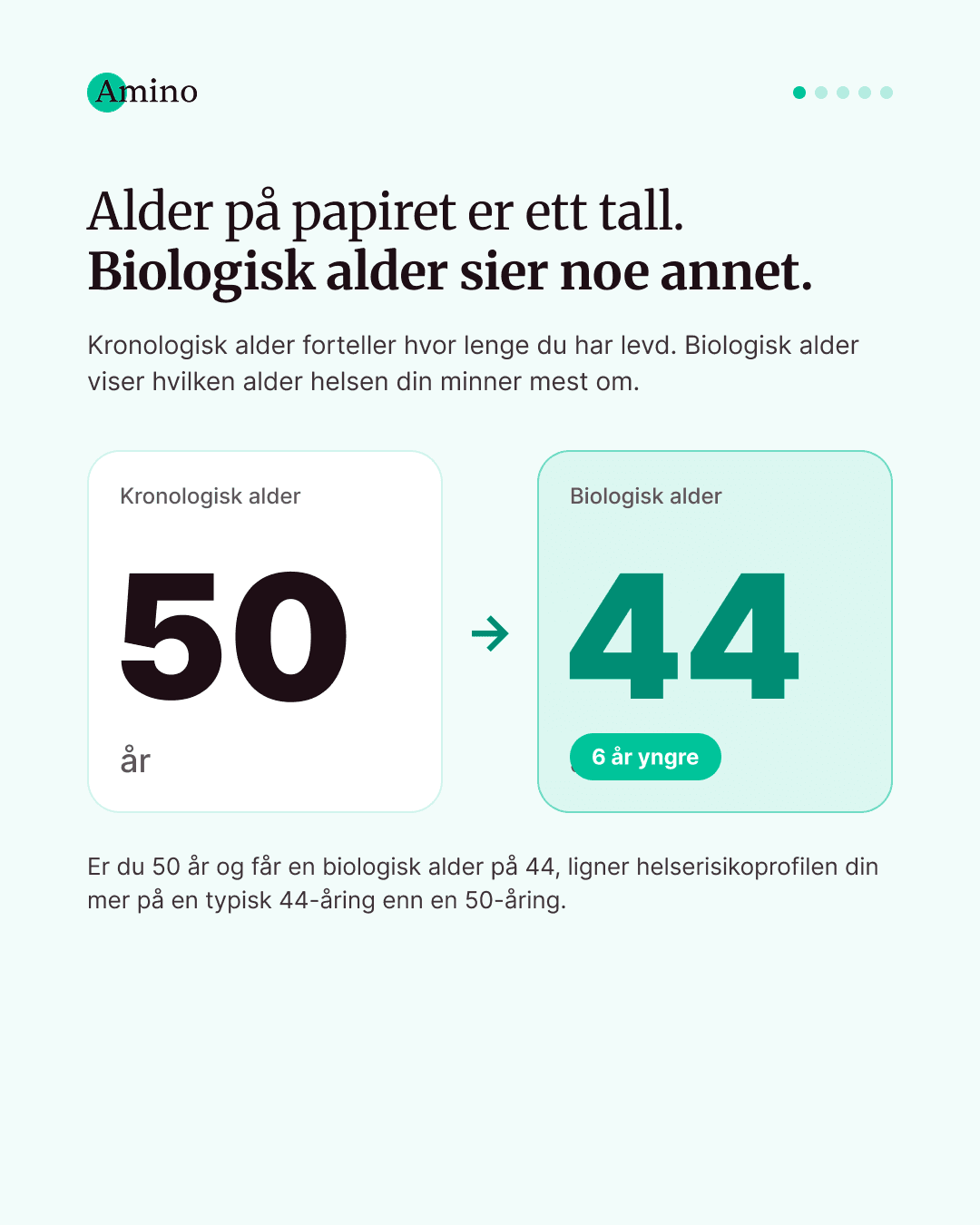 Hva er biologisk alder og hva er det ikke